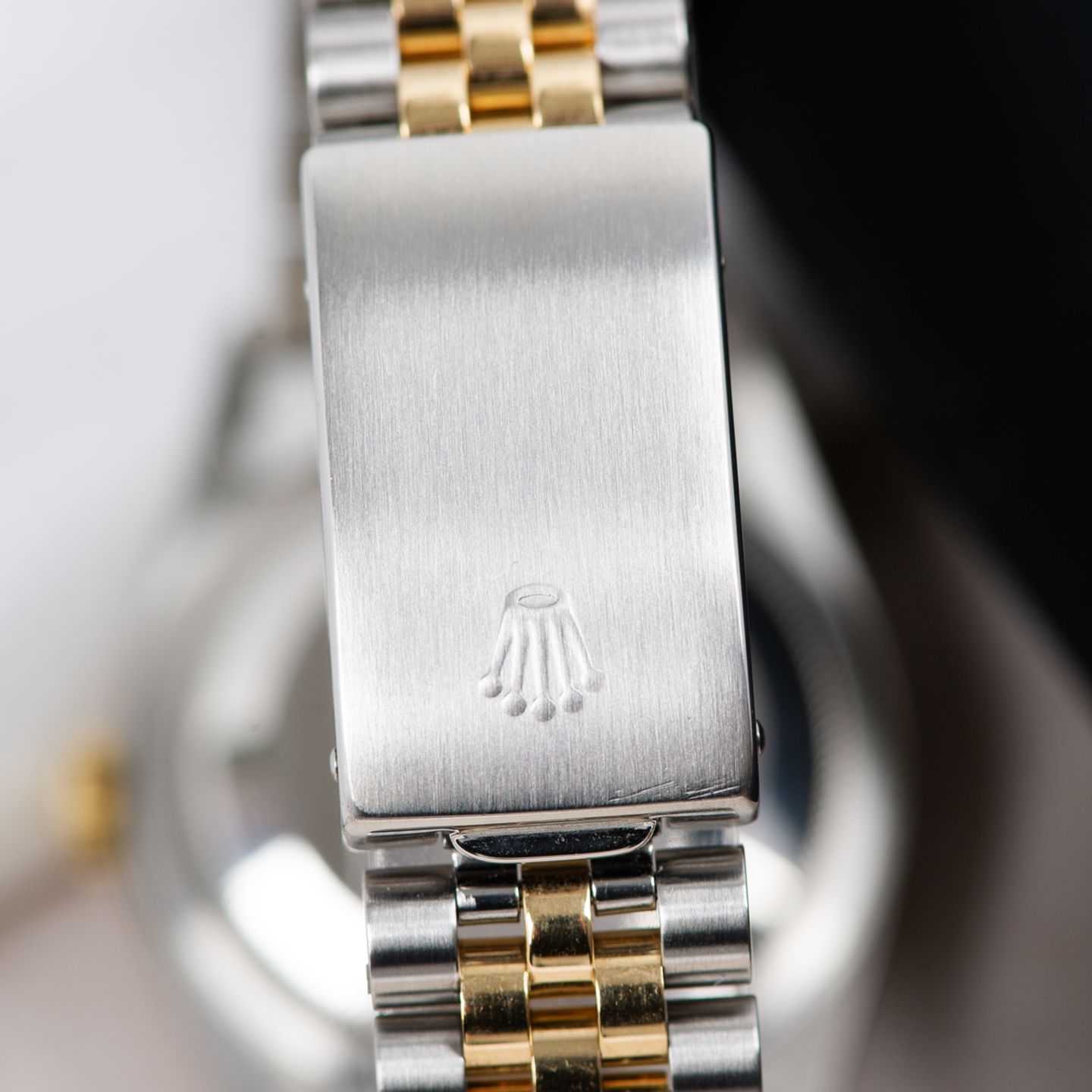 Rolex Datejust 36 16233 (1989) - Champagne wijzerplaat 36mm Goud/Staal (6/8)