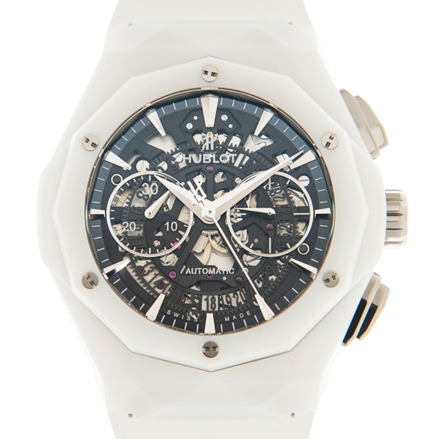 Hublot Classic Fusion Aerofusion 525.HI.0170.RW.ORL21 (2023) - Transparent dial 45 mm Ceramic case (2/5)