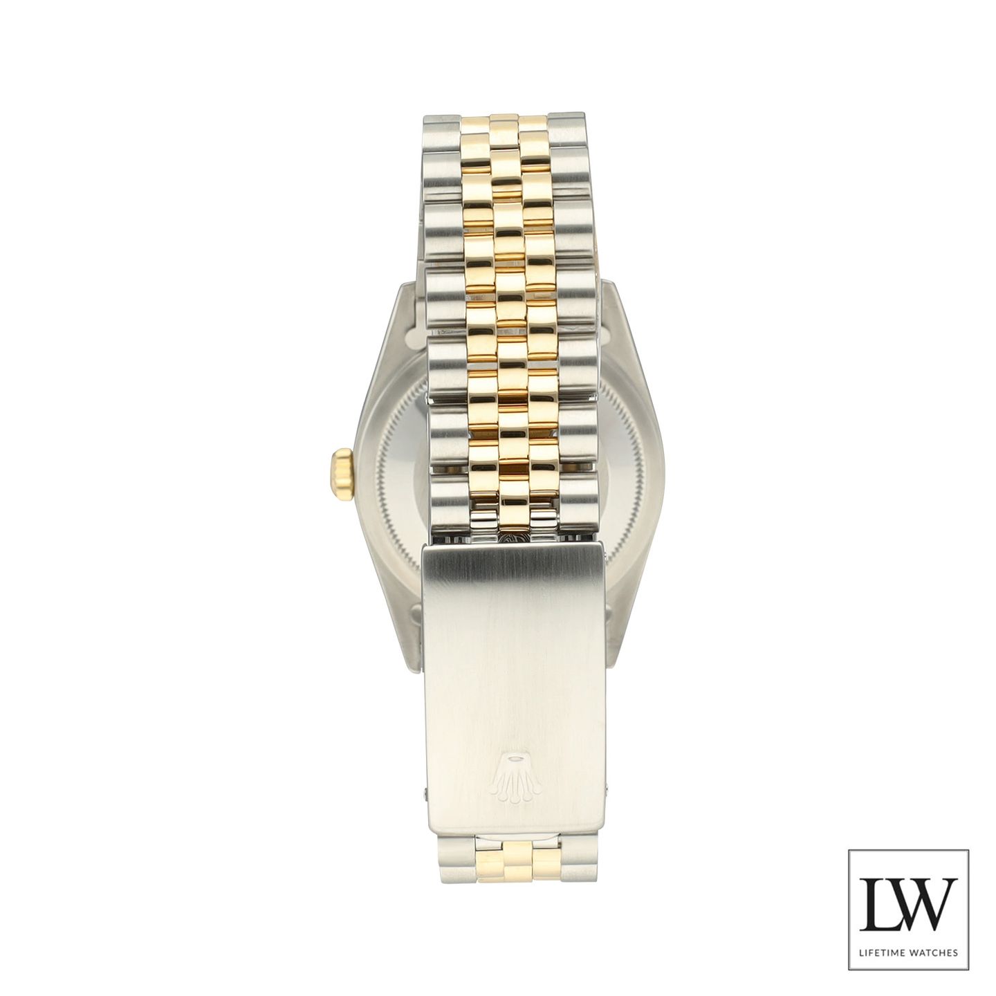 Rolex Datejust 36 16233 (1991) - Black dial 36 mm Gold/Steel case (7/8)