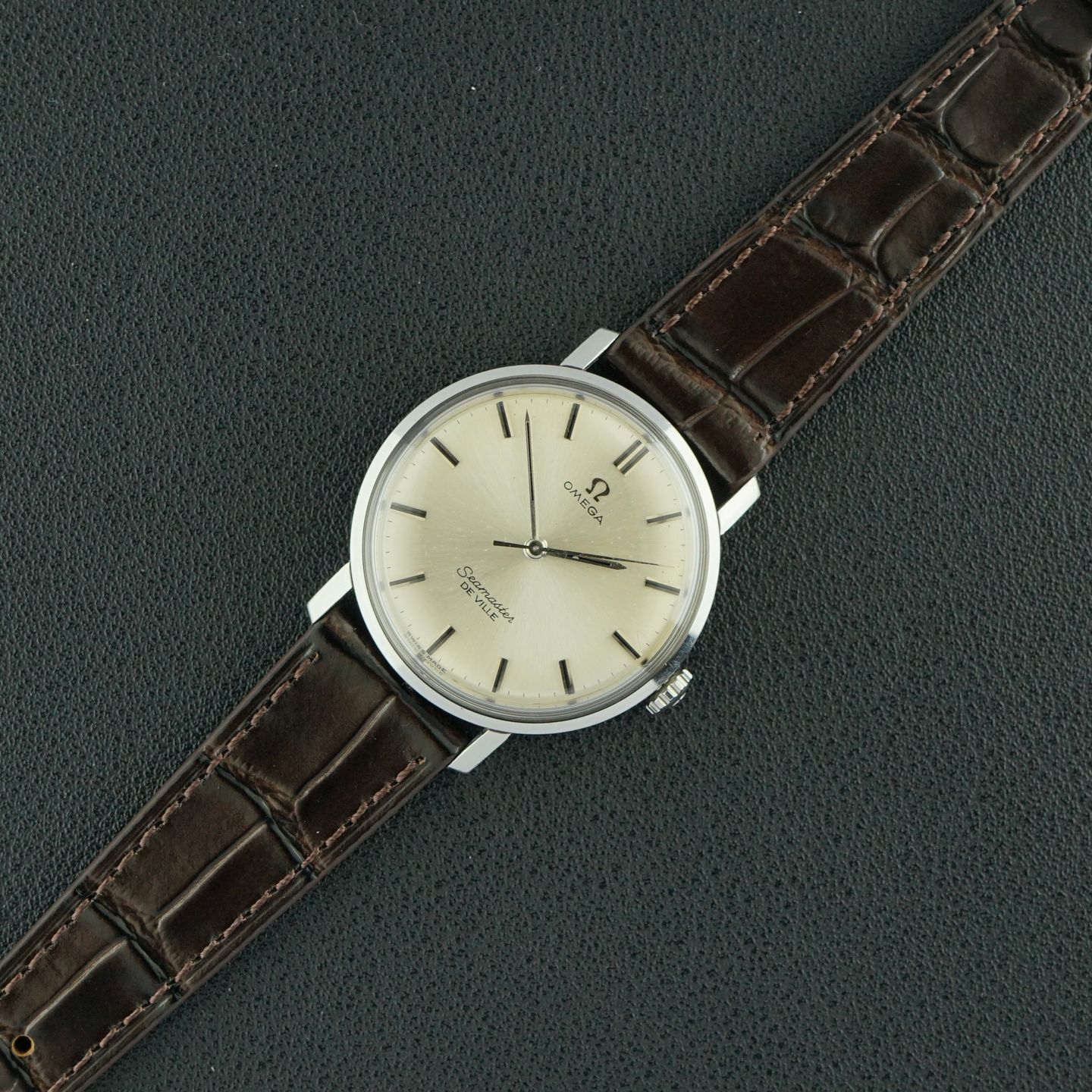Omega Seamaster 135.022 (1964) - White dial 34 mm Steel case (6/8)