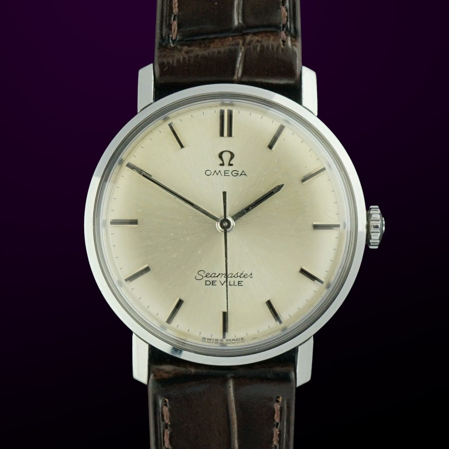 Omega Seamaster 135.022 (1964) - White dial 34 mm Steel case (1/8)