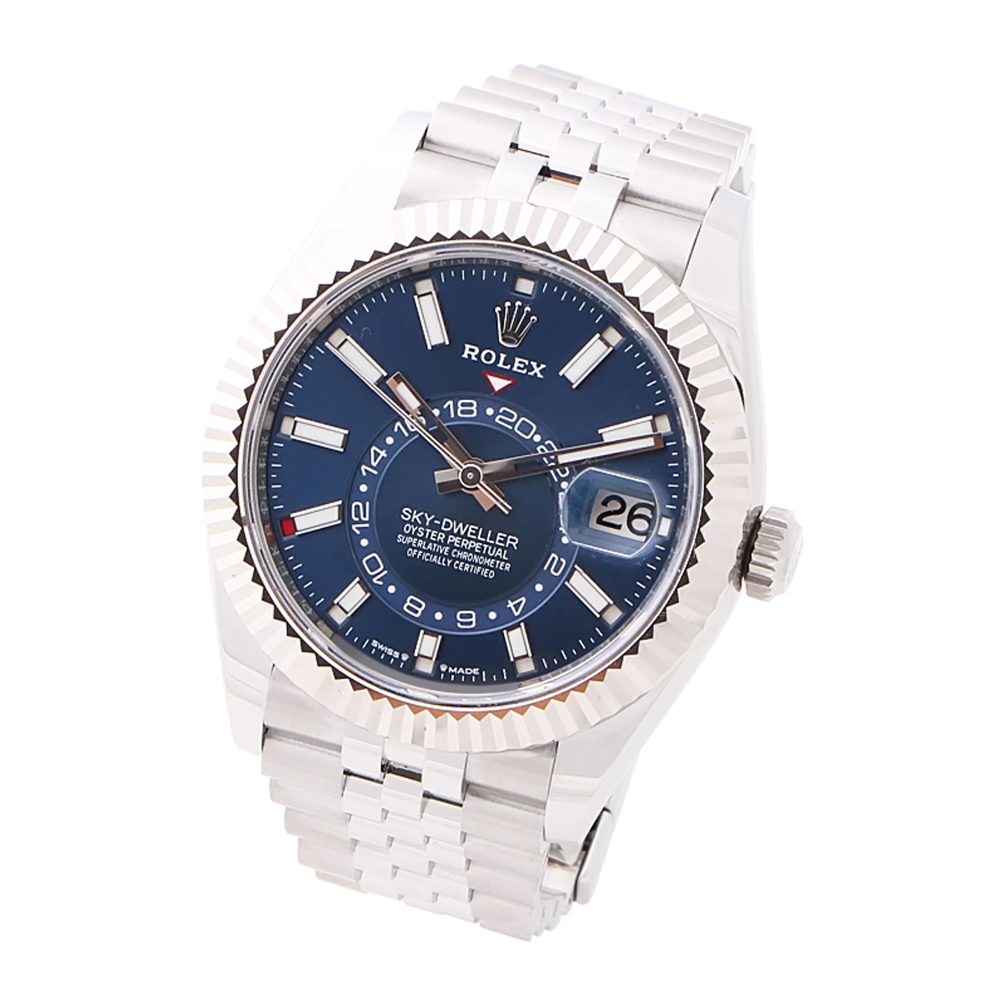 Rolex Sky-Dweller 336934 (2024) - Blauw wijzerplaat 42mm Goud/Staal (2/4)