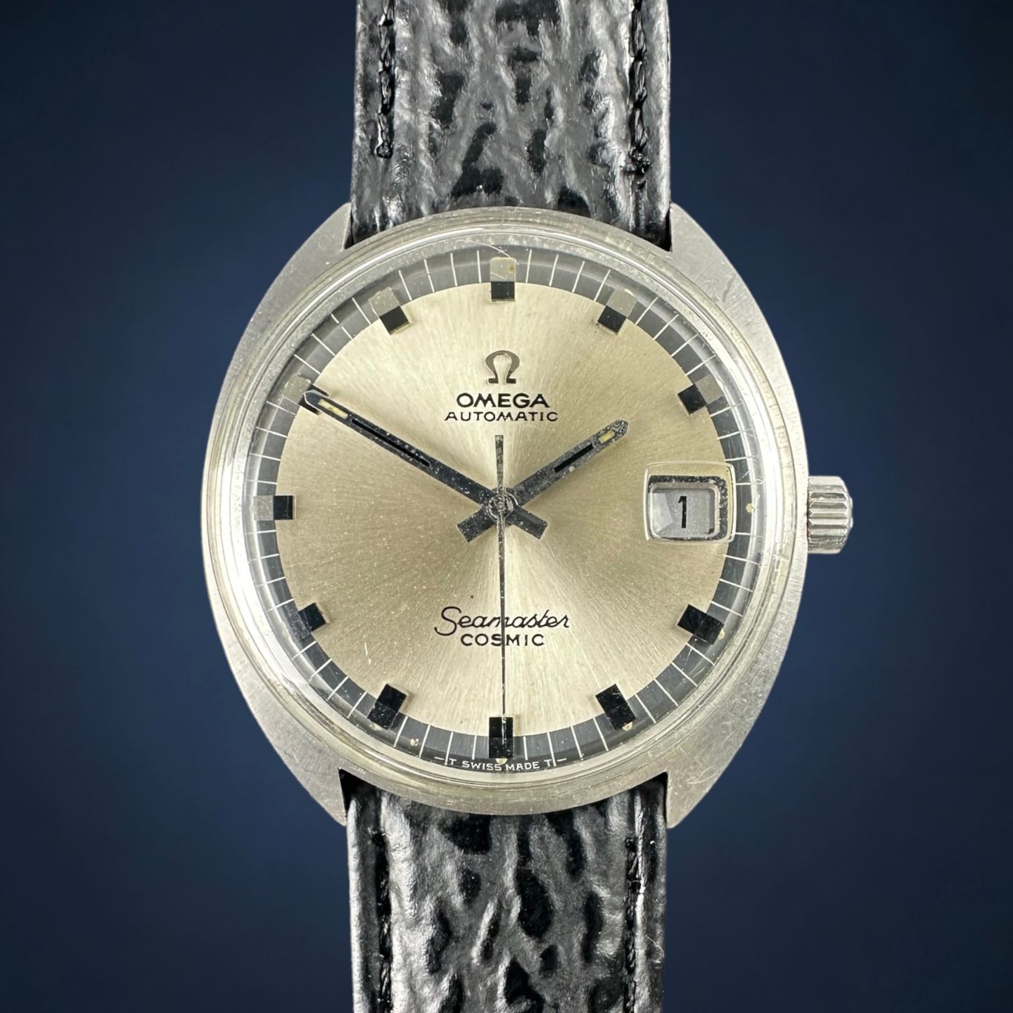 Omega Seamaster Cosmic 166.026 (1969) - Wit wijzerplaat 35mm Staal (1/8)