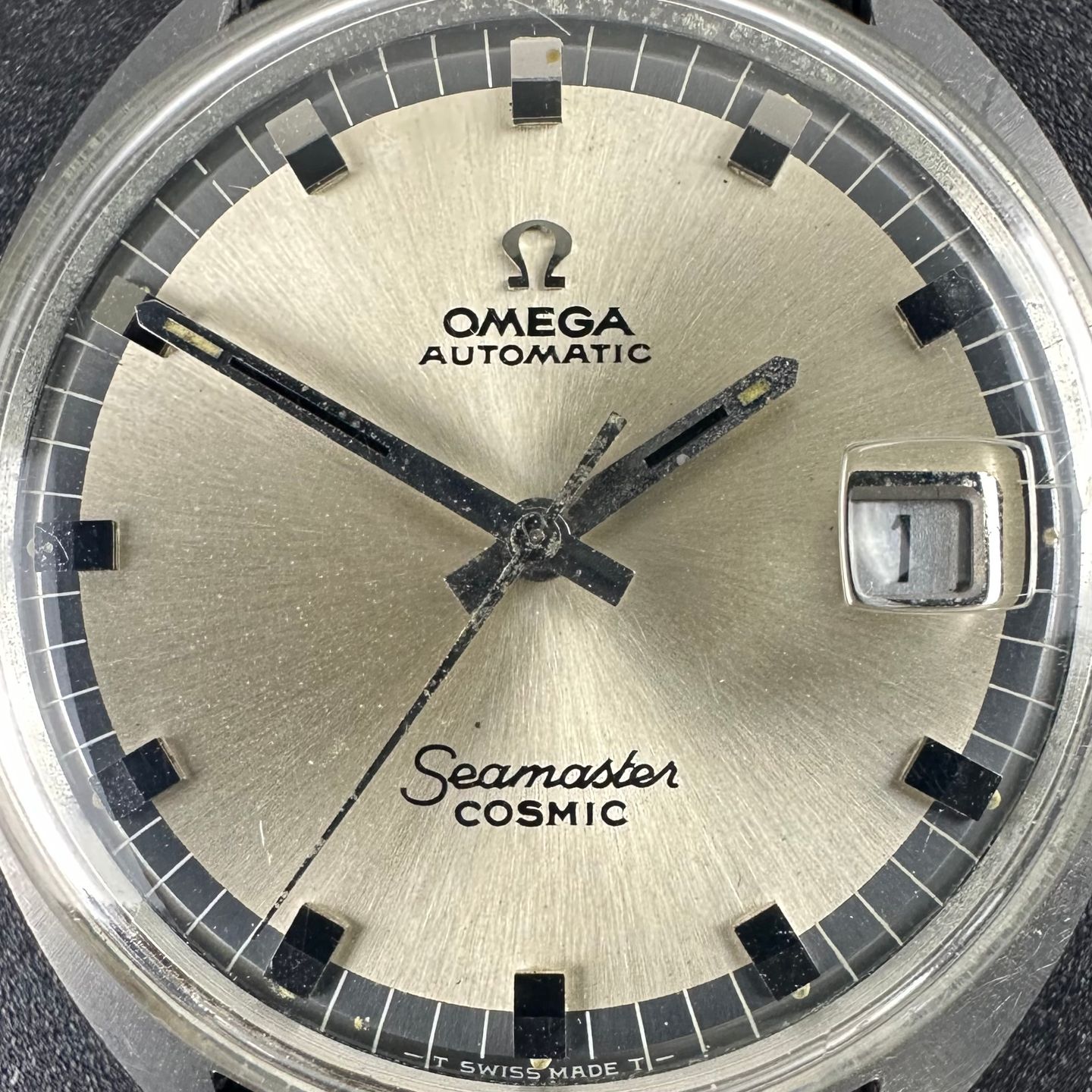 Omega Seamaster Cosmic 166.026 (1969) - Wit wijzerplaat 35mm Staal (8/8)