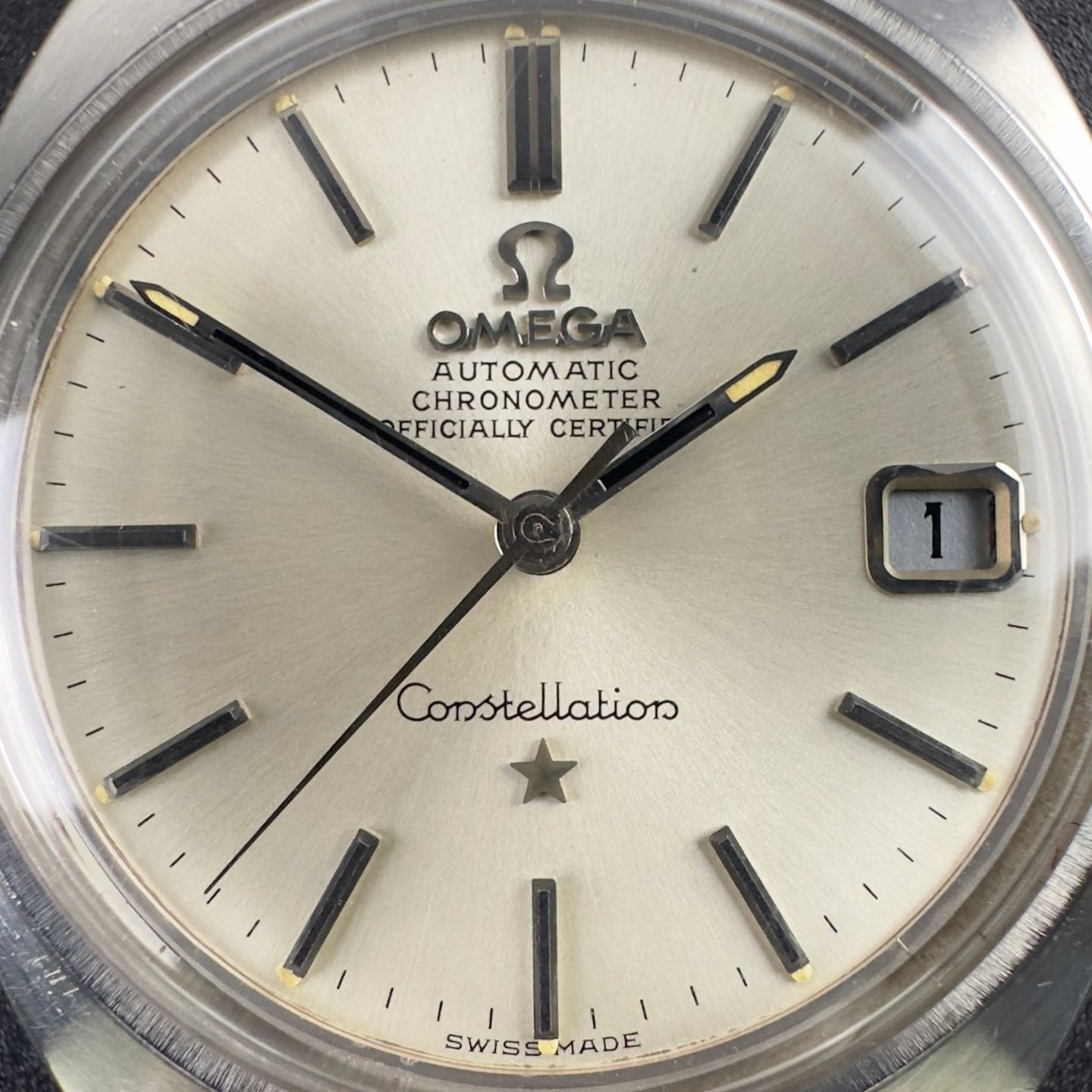 Omega Constellation 168.017 (1971) - White dial 35 mm Steel case (8/8)