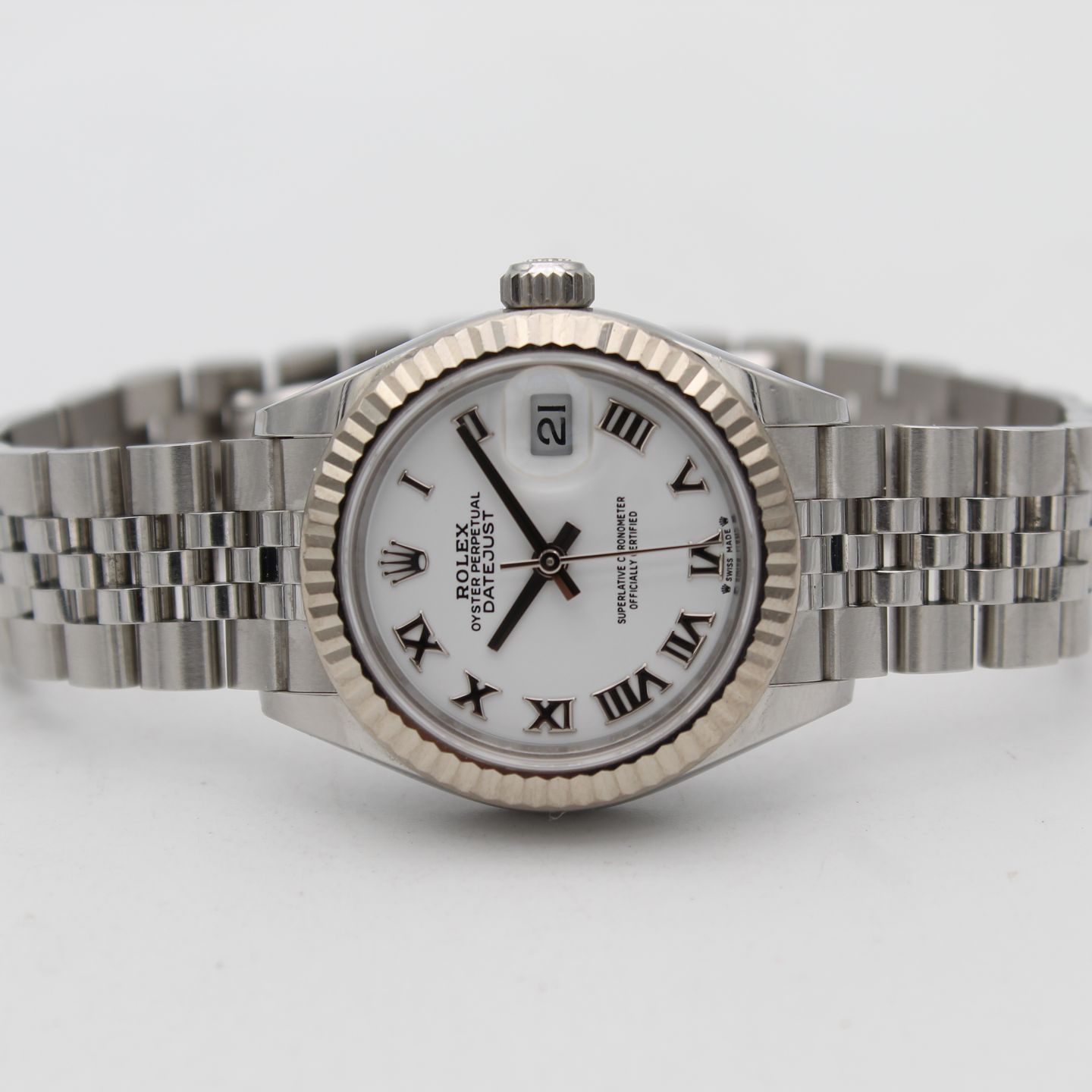 Rolex Lady-Datejust 279174 (2022) - White dial 28 mm Steel case (5/8)