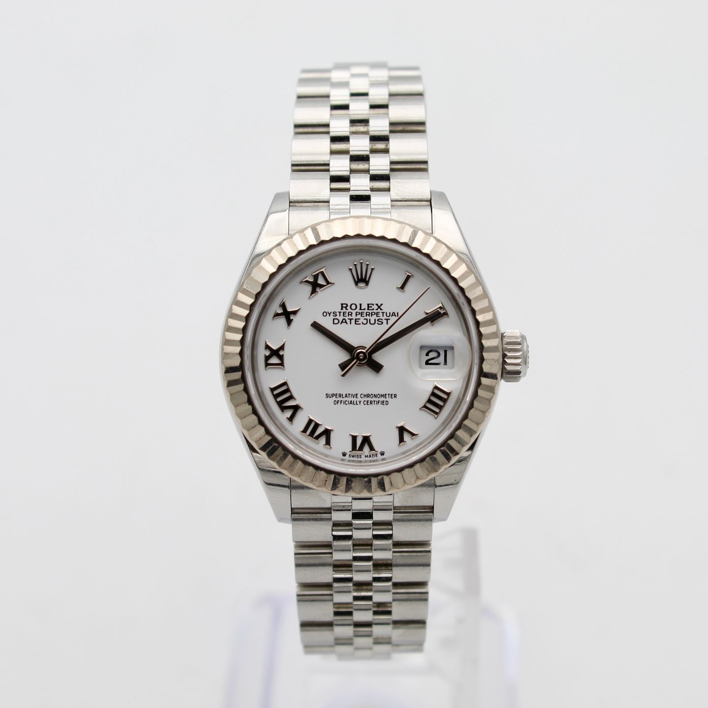 Rolex Lady-Datejust 279174 (2022) - White dial 28 mm Steel case (2/8)