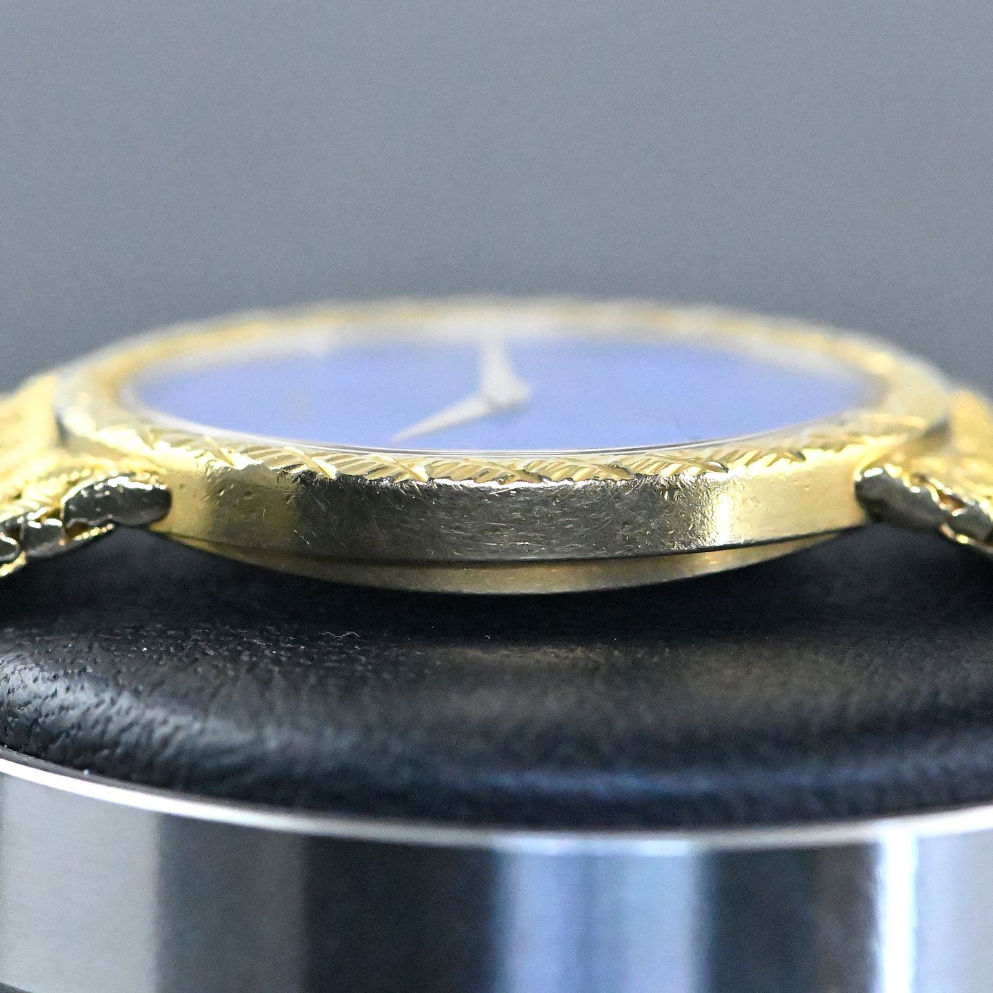 Piaget Vintage 9862 D 3 (1974) - Blue dial 32 mm Yellow Gold case (8/8)