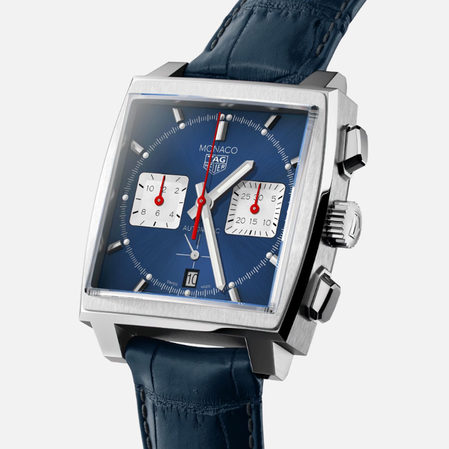 TAG Heuer Monaco CBL2111.FC6453 (2024) - Blauw wijzerplaat 39mm Staal (1/1)