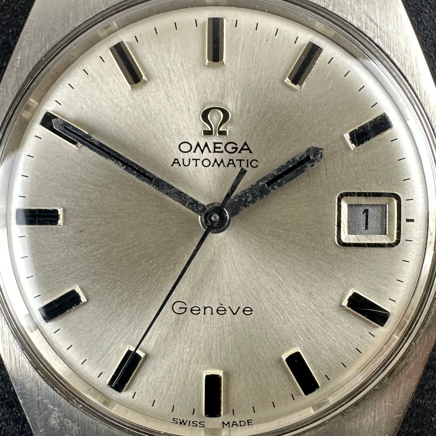 Omega Genève 166.041 (1969) - Wit wijzerplaat 34mm Staal (8/8)