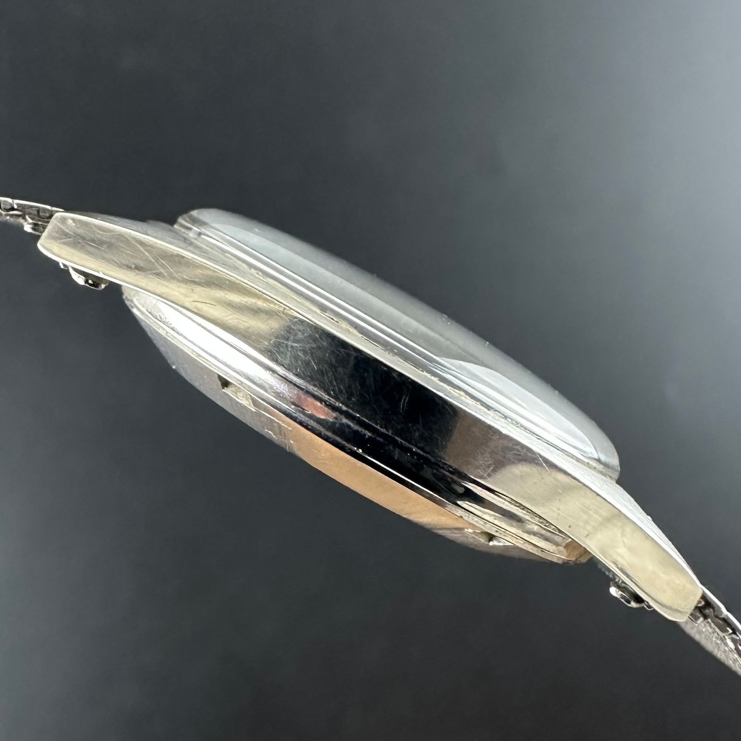 Omega Genève 166.041 (1969) - Wit wijzerplaat 34mm Staal (6/8)