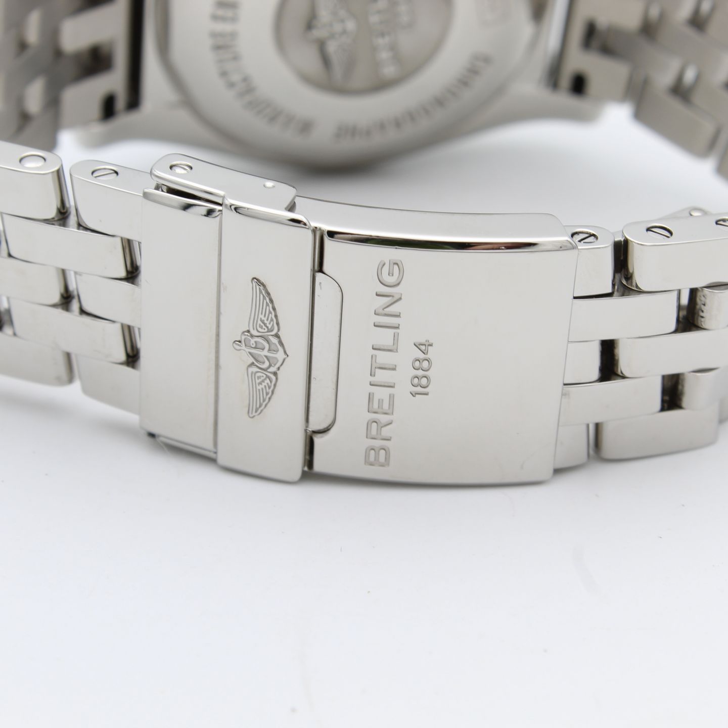 Breitling Chronomat 44 AB0110 (Onbekend (willekeurig serienummer)) - Zilver wijzerplaat 44mm Staal (6/8)