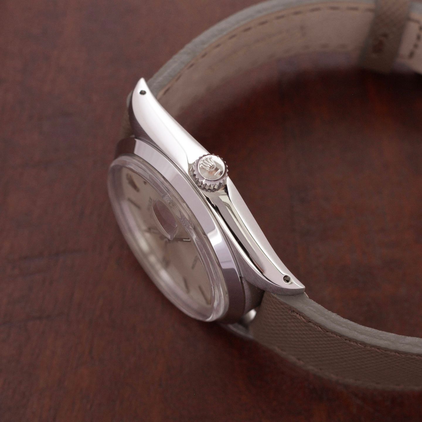 Rolex Oyster Precision 6694 (1972) - Zilver wijzerplaat 34mm Staal (7/8)