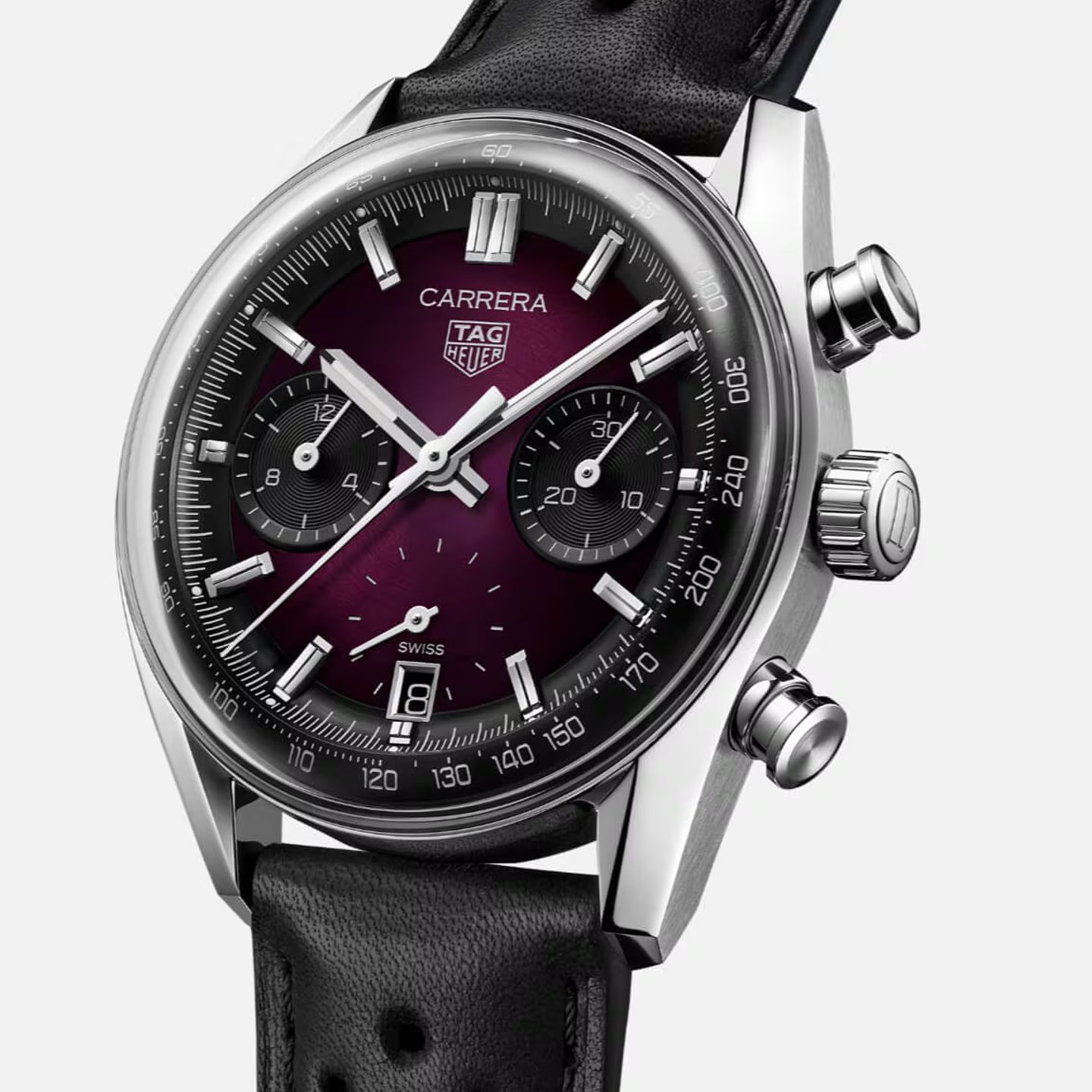 TAG Heuer Carrera CBS2219.FC6607 (2025) - Purple dial 39 mm Steel case (2/5)
