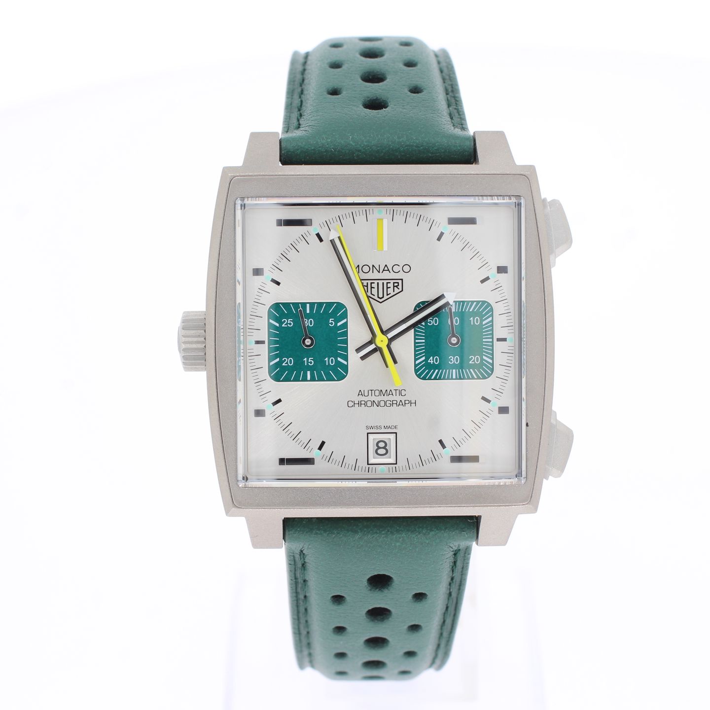 TAG Heuer Monaco Calibre 11 CAW218E.FC6565 (2024) - Meerkleurig wijzerplaat 39mm Staal (1/4)