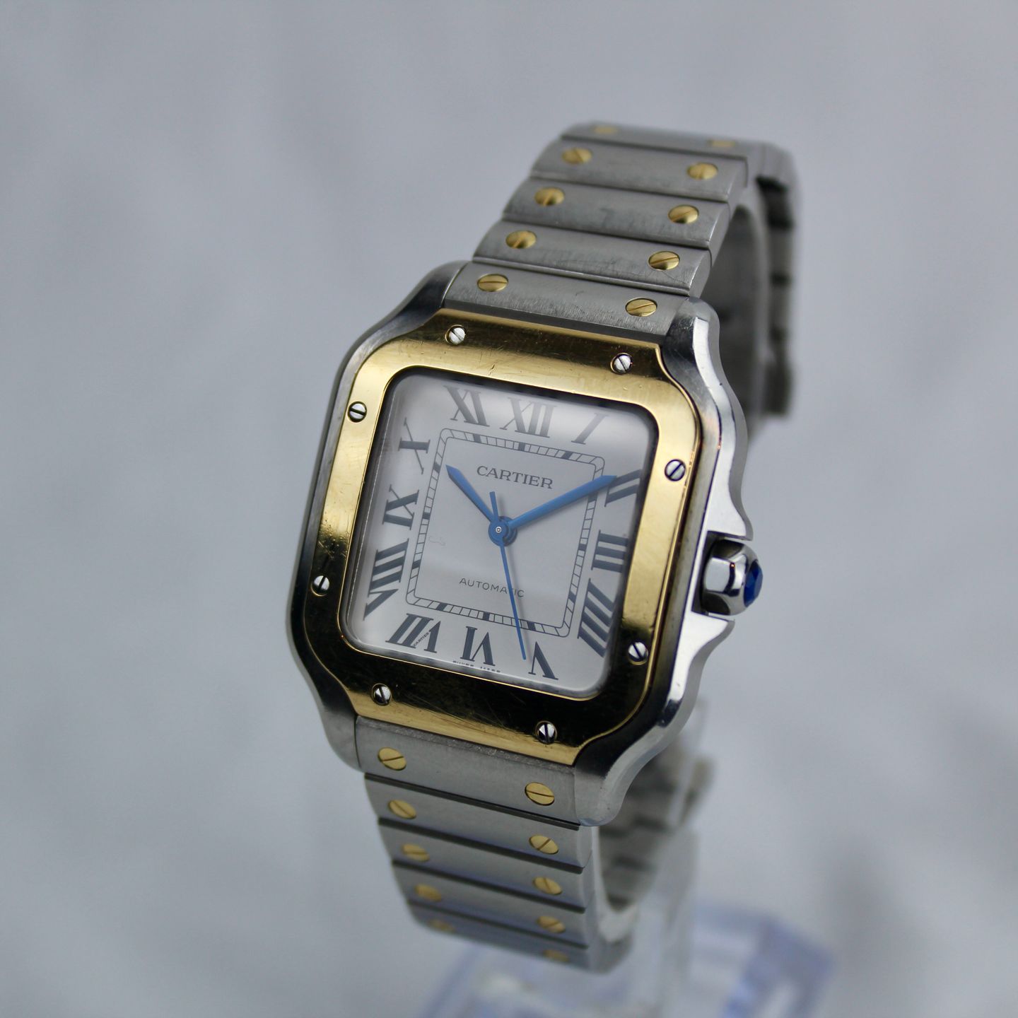 Cartier Santos W2SA0016 (2024) - Silver dial 35 mm Steel case (3/8)