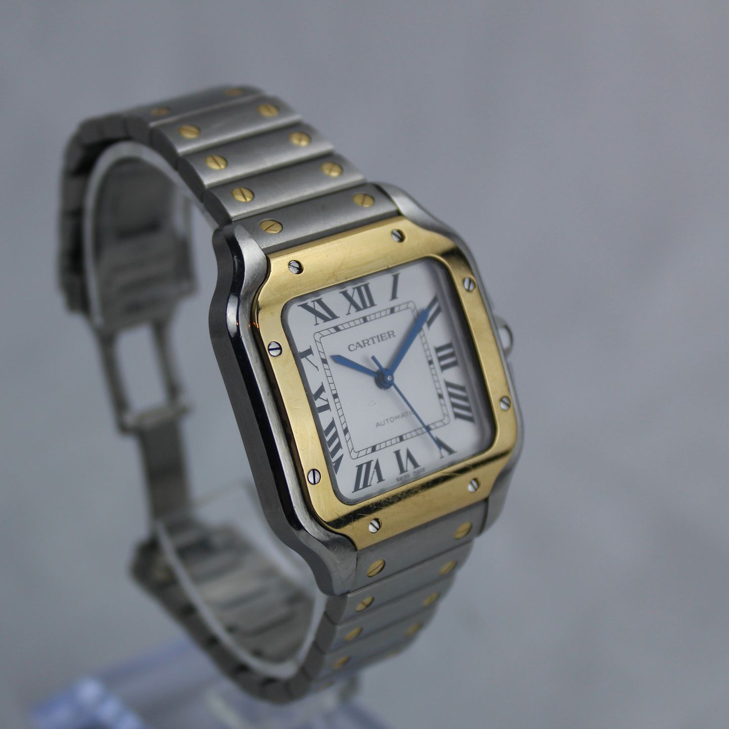 Cartier Santos W2SA0016 (2024) - Silver dial 35 mm Steel case (4/8)