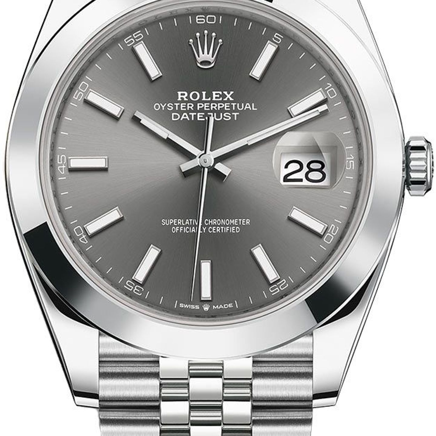 Rolex Datejust 41 126300 (2026) - Grey dial 41 mm Steel case (1/1)