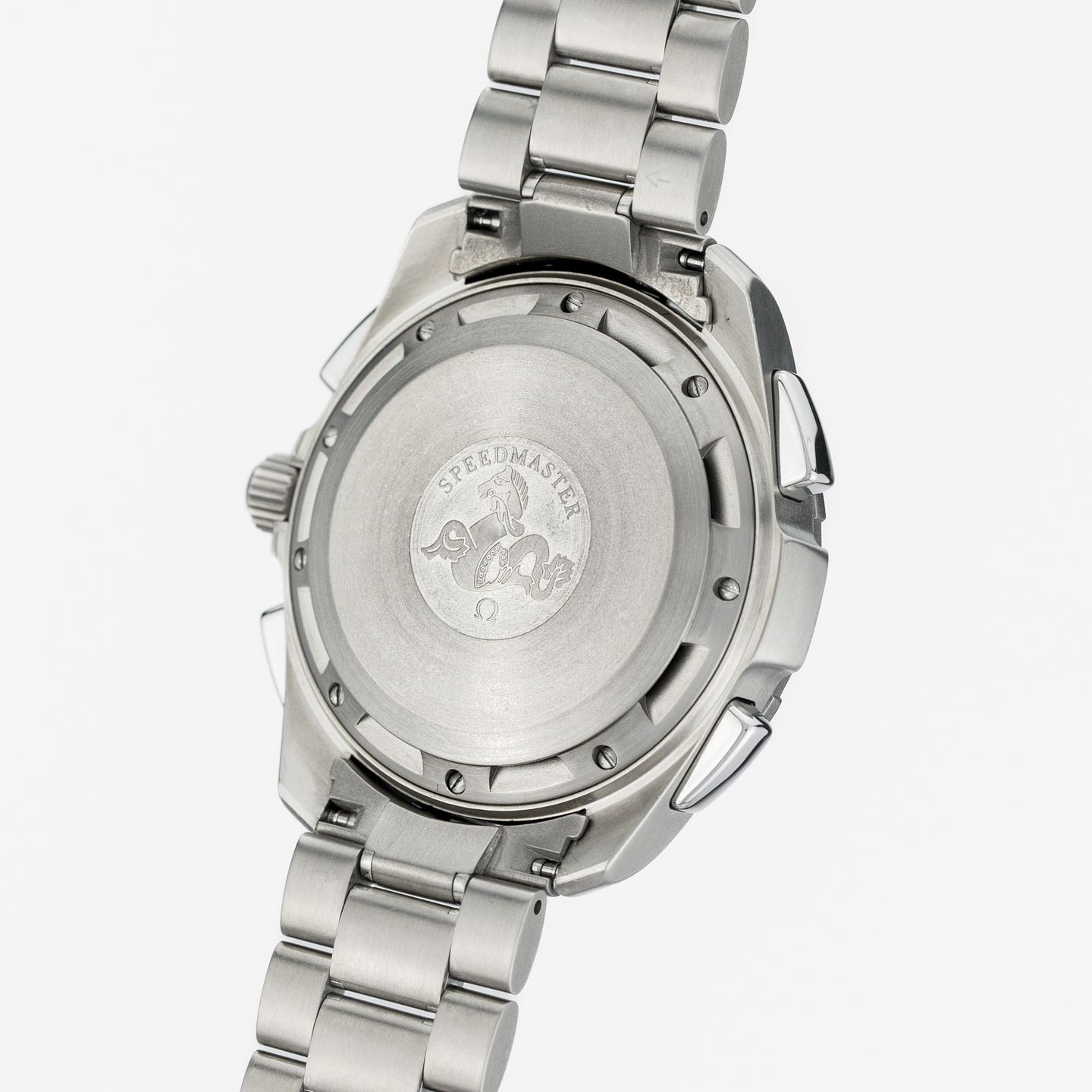 Omega Speedmaster 3290.50 (Unknown (random serial)) - Grey dial 42 mm Titanium case (7/8)