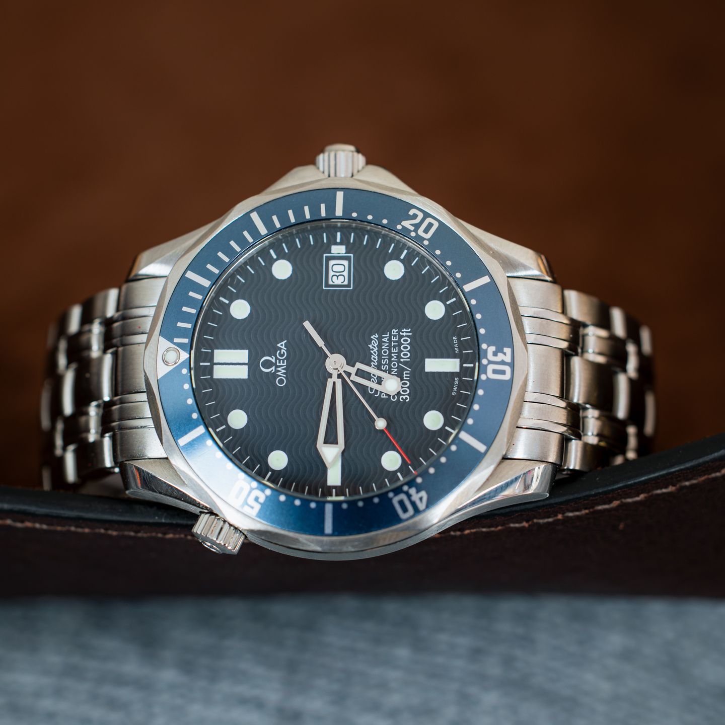 Omega Seamaster Diver 300 M 2531.80.00 (Onbekend (willekeurig serienummer)) - Blauw wijzerplaat 41mm Staal (2/6)