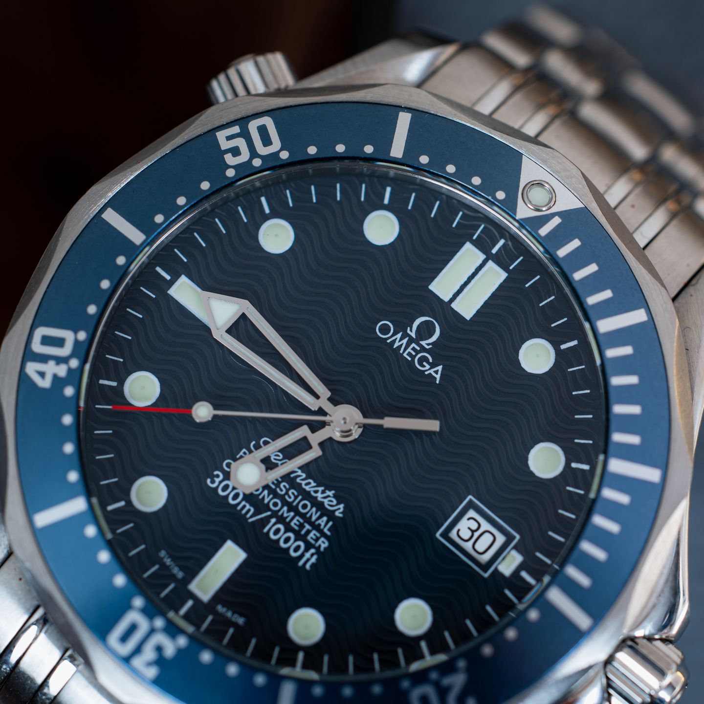 Omega Seamaster Diver 300 M 2531.80.00 (Onbekend (willekeurig serienummer)) - Blauw wijzerplaat 41mm Staal (3/6)