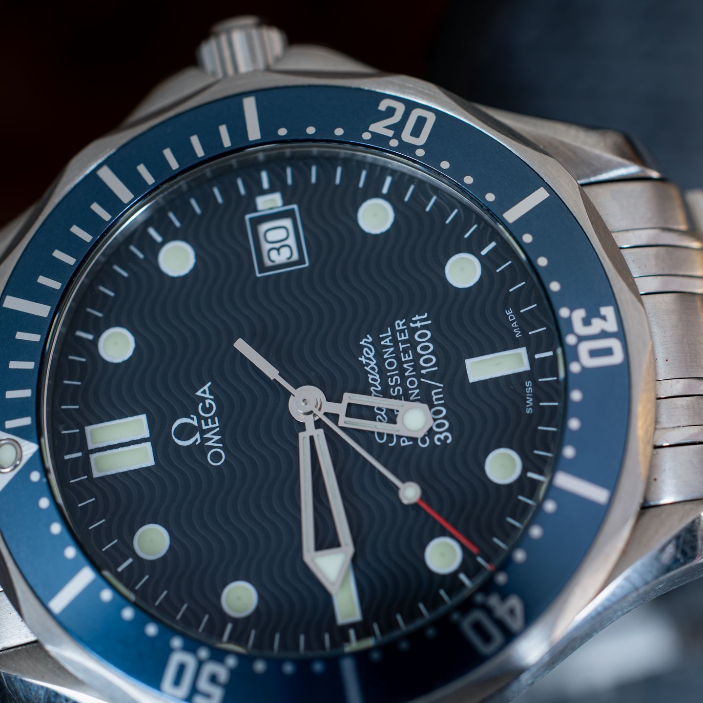 Omega Seamaster Diver 300 M 2531.80.00 (Onbekend (willekeurig serienummer)) - Blauw wijzerplaat 41mm Staal (4/6)