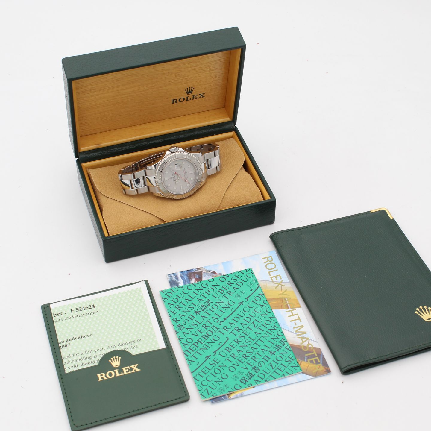 Rolex Yacht-Master 40 16622 (2004) - Zilver wijzerplaat 40mm Staal (8/8)