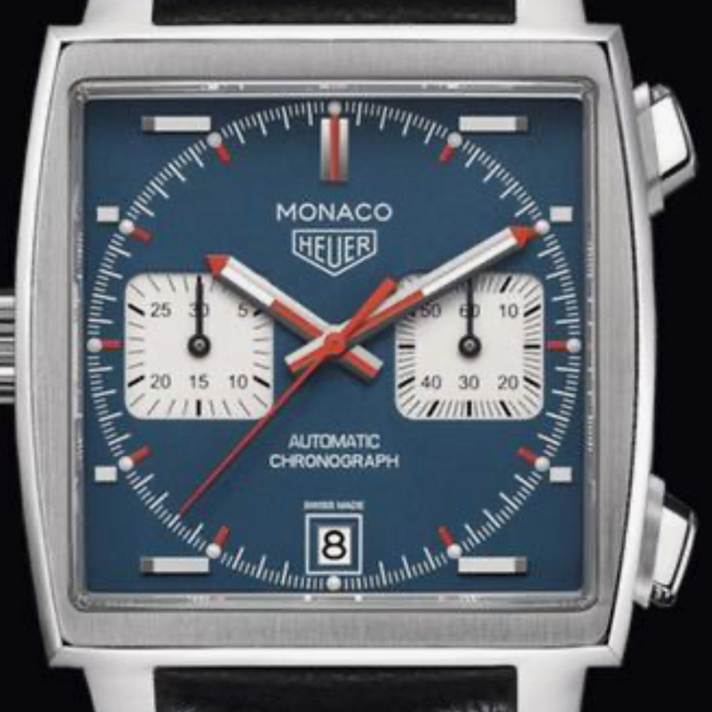 TAG Heuer Monaco Calibre 11 CAW211P.FC6356 (2024) - Blauw wijzerplaat 39mm Staal (1/1)