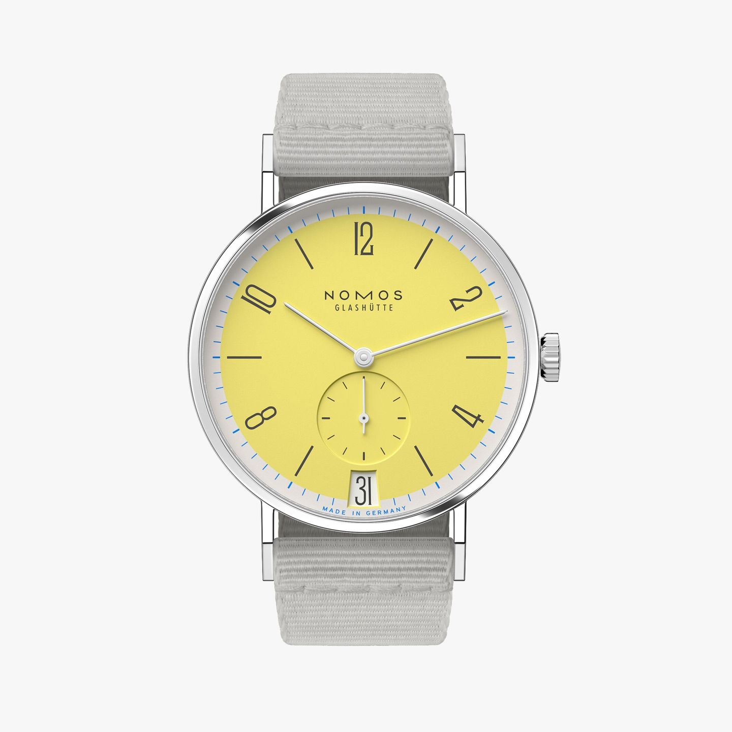 NOMOS Tangente 179.S6 (2025) - Yellow dial 38 mm Steel case (1/1)