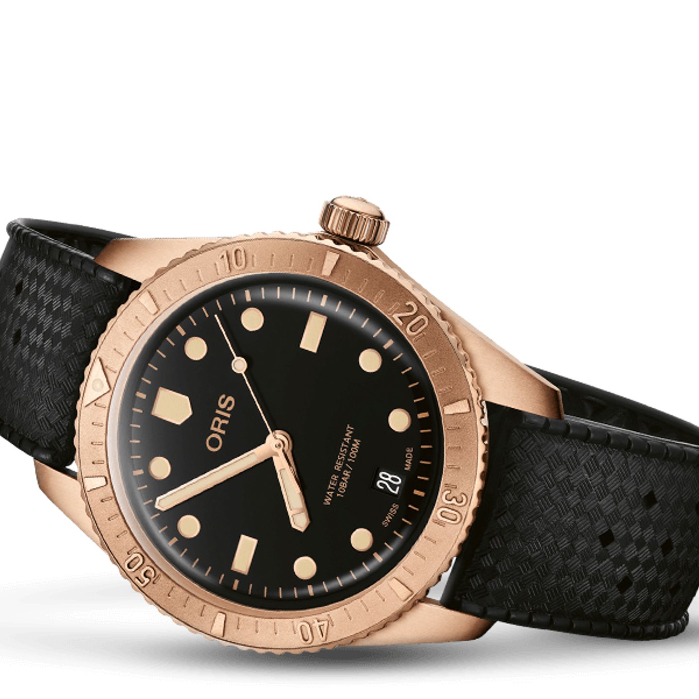 Oris Divers Sixty Five 01 733 7771 3154-07 4 19 18BR (2024) - Black dial 38 mm Bronze case (1/1)