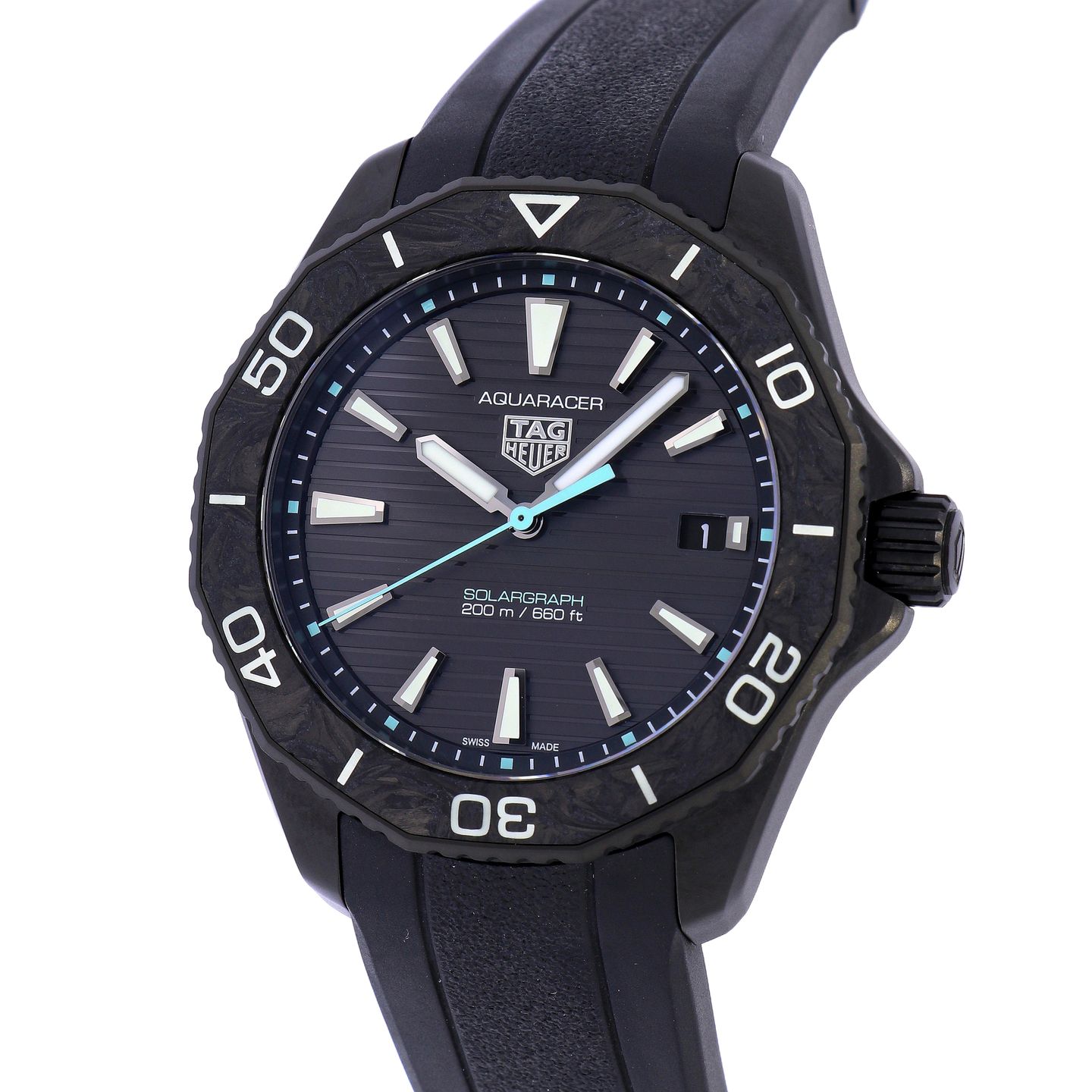 TAG Heuer Aquaracer WBP1112.FT6199 (2023) - Black dial 40 mm Steel case (1/7)