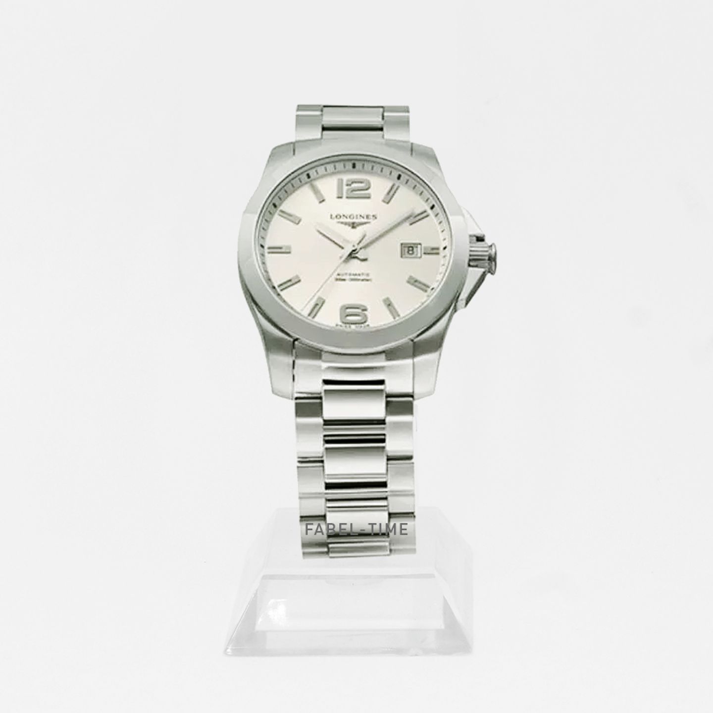 Longines Conquest L3.777.4.76.6 (2024) - Zilver wijzerplaat 41mm Staal (1/1)