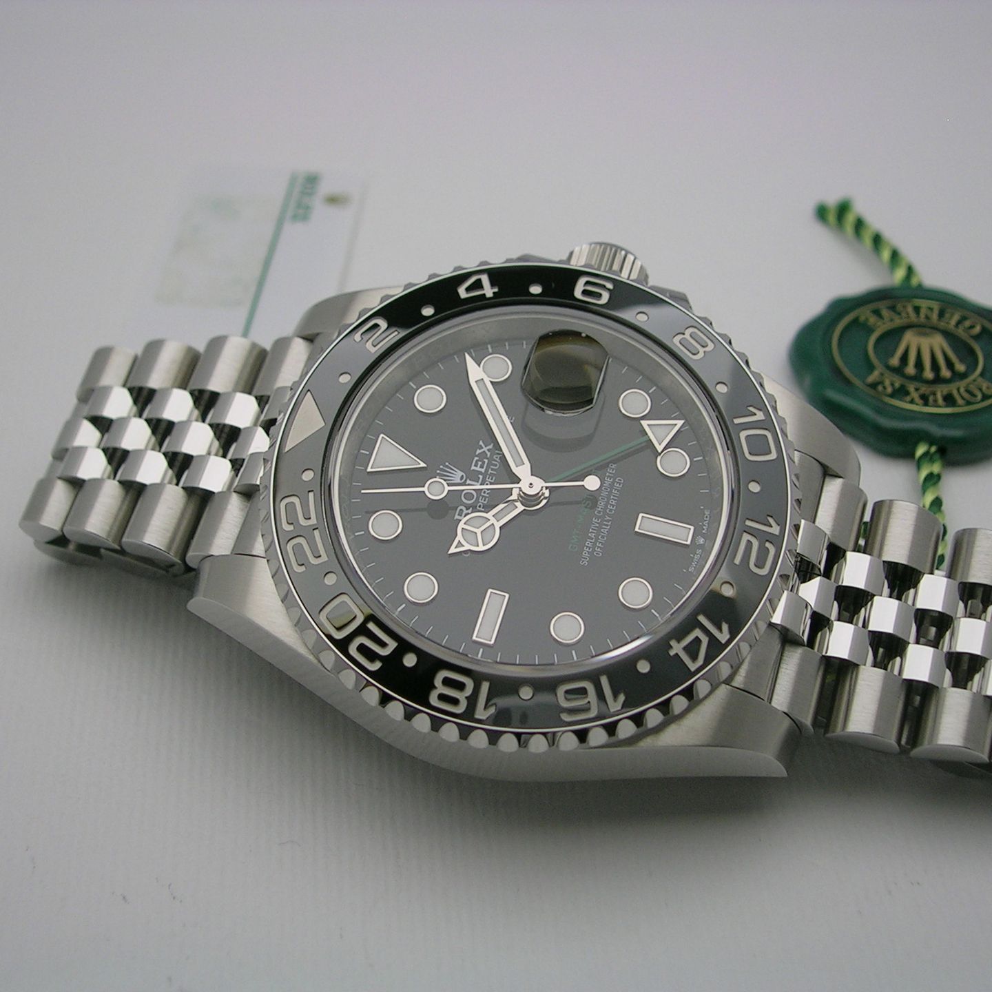 Rolex GMT-Master II 126710GRNR (2024) - Zwart wijzerplaat 40mm Staal (1/5)