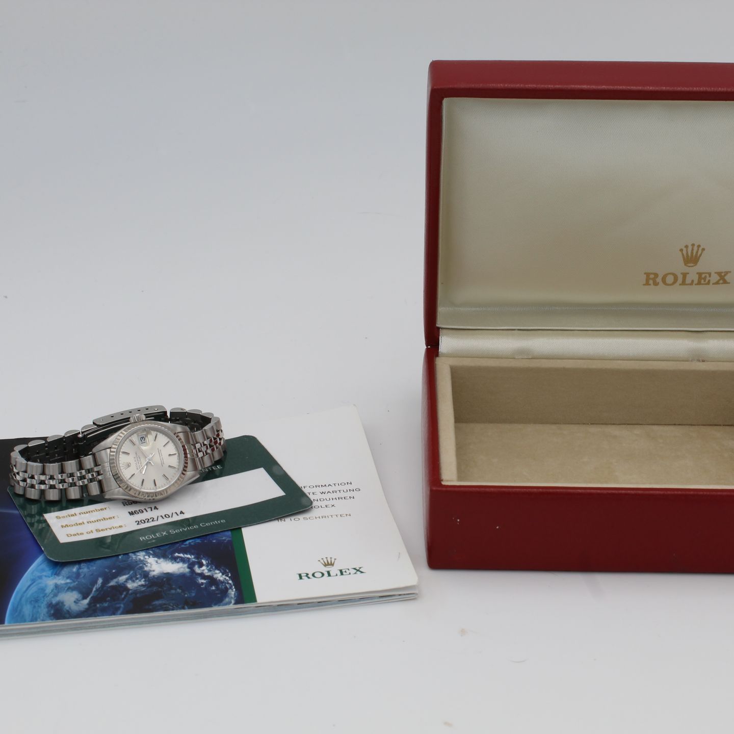 Rolex Lady-Datejust 69174 (1987) - Silver dial 26 mm Steel case (2/8)