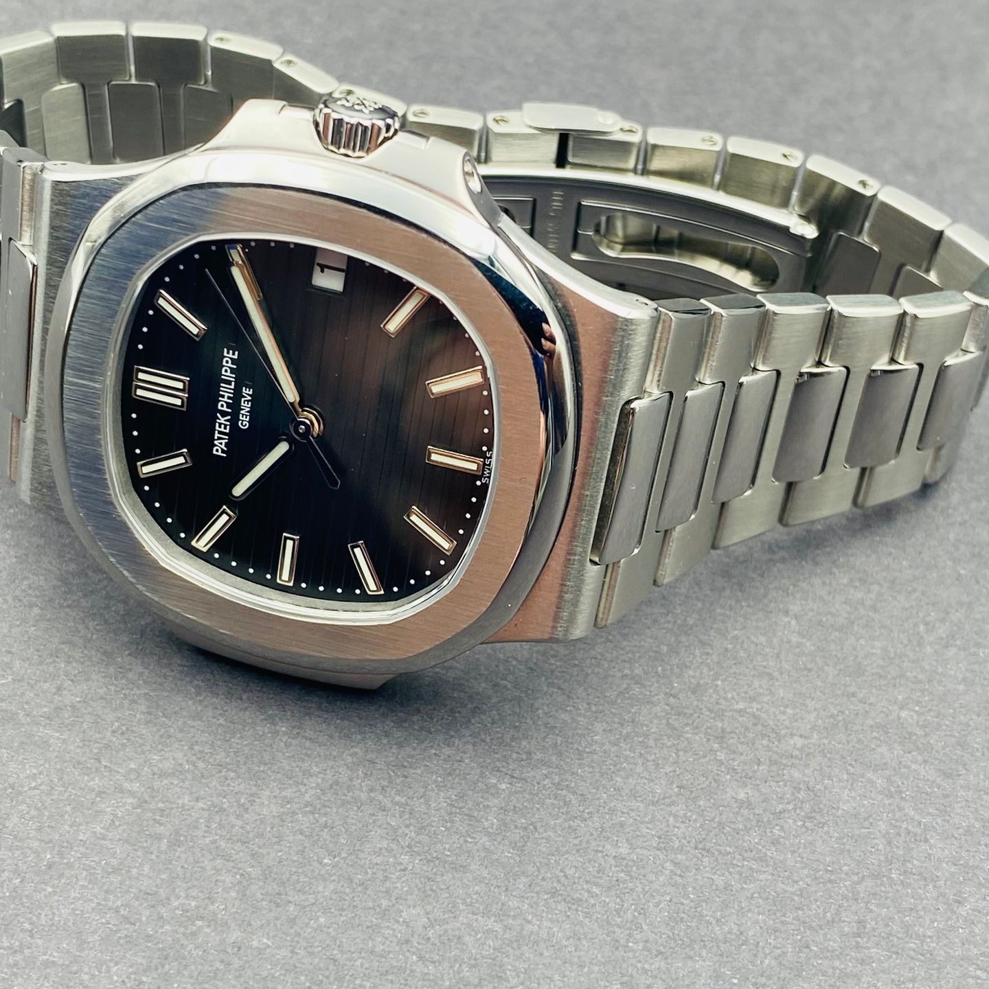 Patek Philippe Nautilus 5711/1A-010 (2011) - Blue dial 40 mm Steel case (4/7)