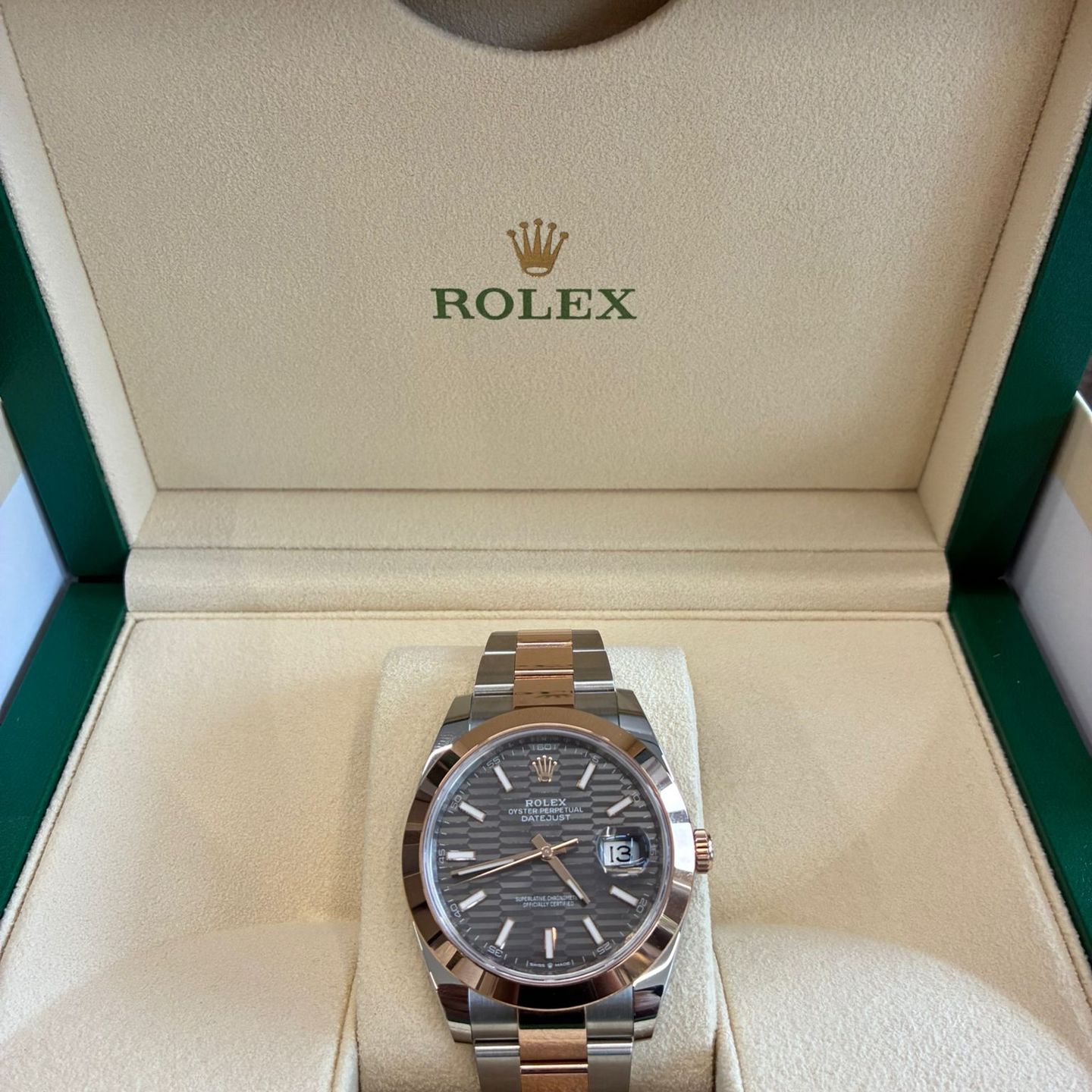 Rolex Datejust 41 126301 (2024) - Grey dial 41 mm Steel case (7/8)