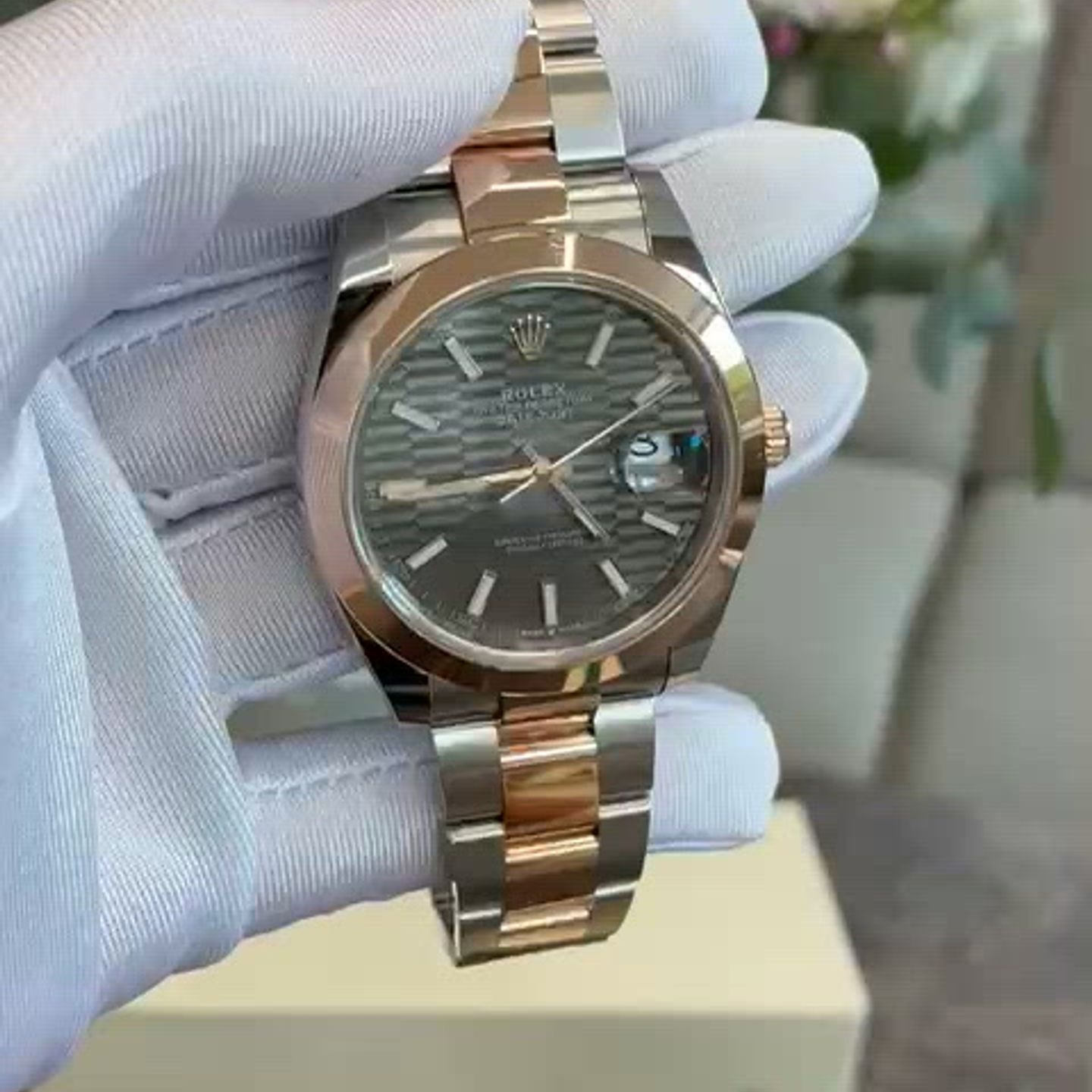 Rolex Datejust 41 126301 (2024) - Grey dial 41 mm Steel case (8/8)