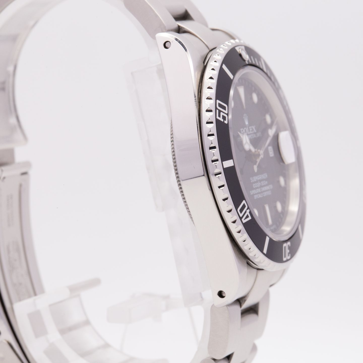 Rolex Submariner Date 16610 (2001) - Black dial 40 mm Steel case (2/8)