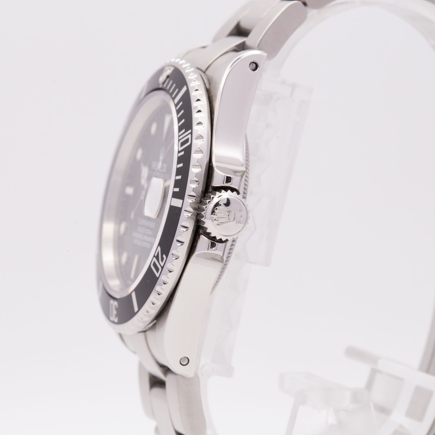 Rolex Submariner Date 16610 (2001) - Black dial 40 mm Steel case (3/8)