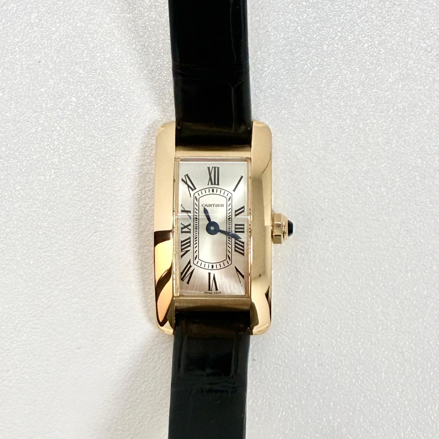 Cartier Tank Américaine WGTA0353 (2025) - Silver dial 15 mm Yellow Gold case (1/4)