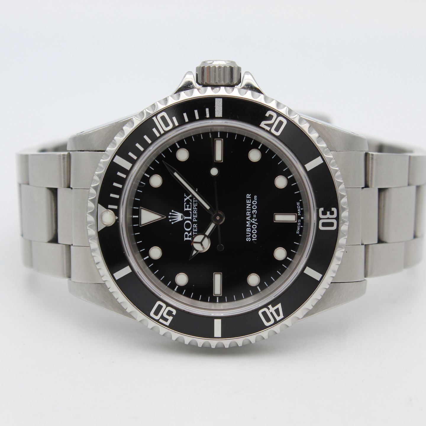 Rolex Submariner No Date 14060M (2001) - Zwart wijzerplaat 40mm Staal (6/8)