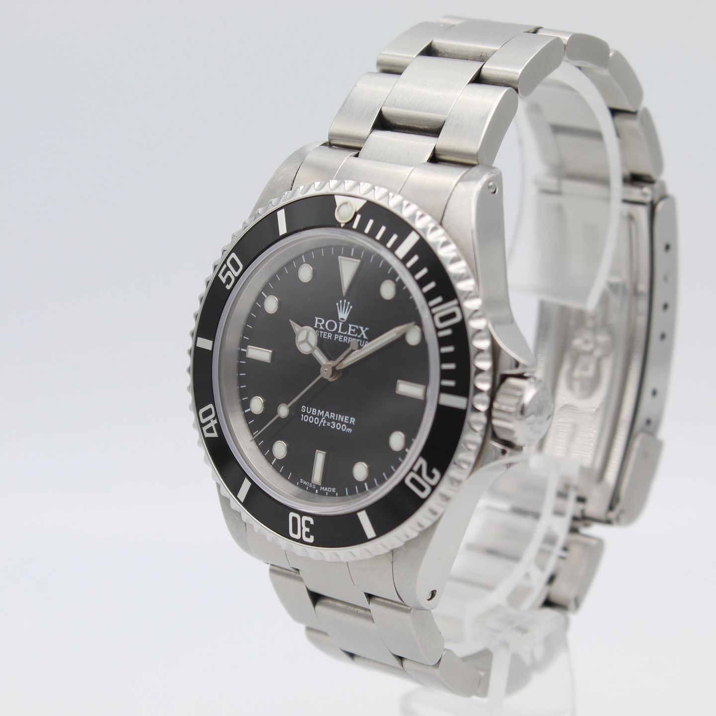 Rolex Submariner No Date 14060M (2001) - Zwart wijzerplaat 40mm Staal (2/8)