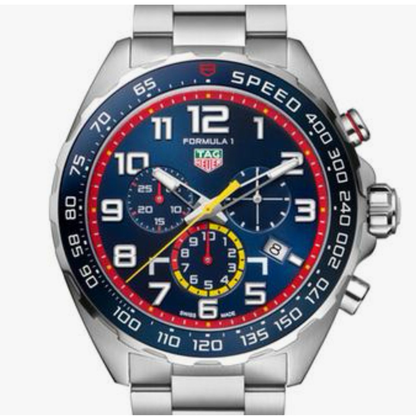 TAG Heuer Formula 1 Quartz CAZ101AL.BA0842 (2024) - Blauw wijzerplaat 43mm Staal (1/1)