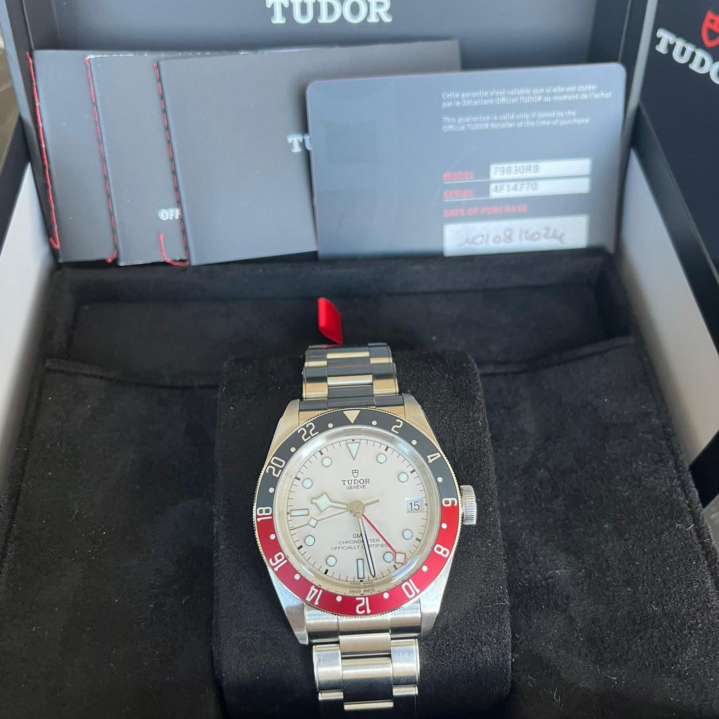 Tudor Black Bay GMT 79830RB (2025) - Zwart wijzerplaat 41mm Staal (1/5)