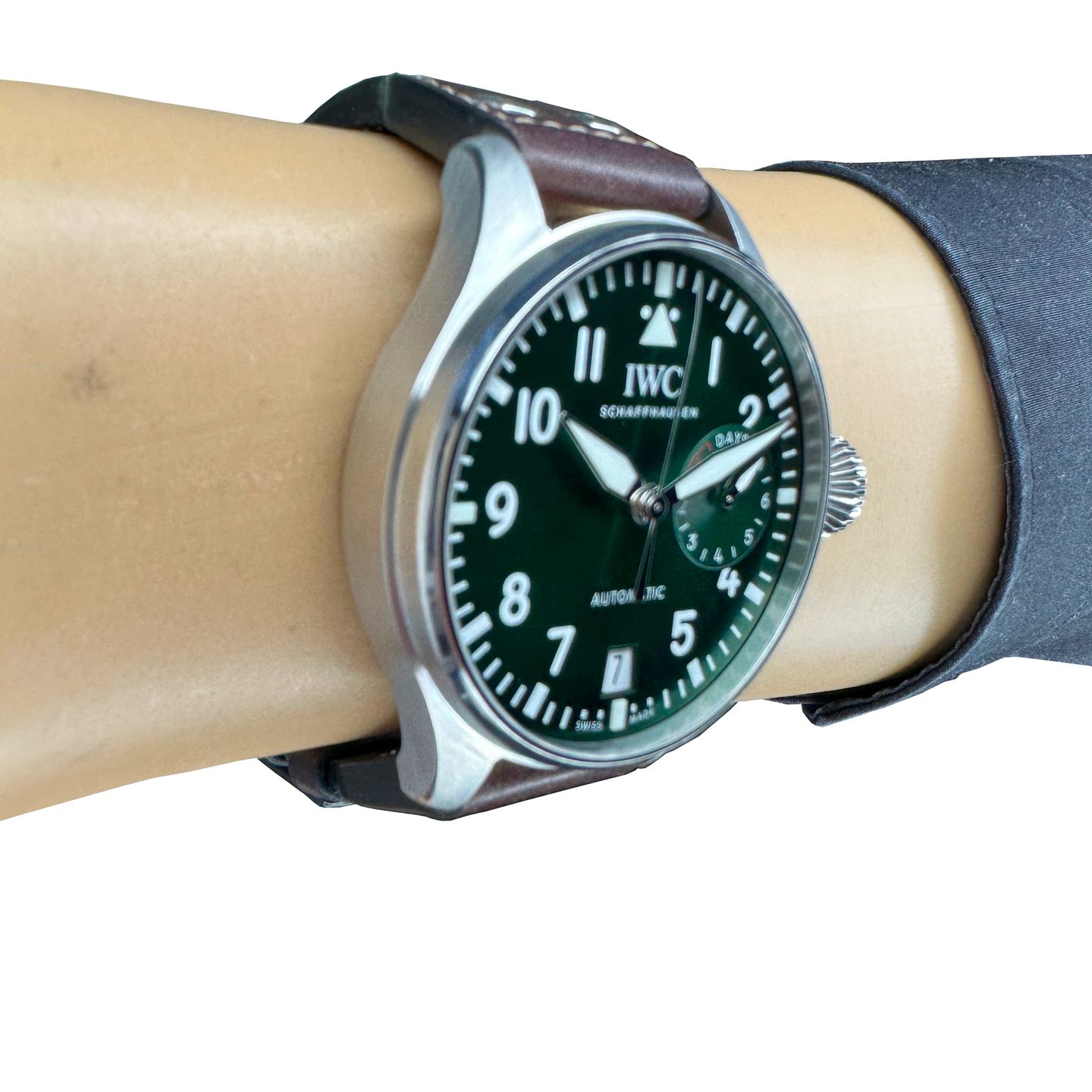 IWC Big Pilot IW501015 (2024) - Green dial 46 mm Steel case (4/8)