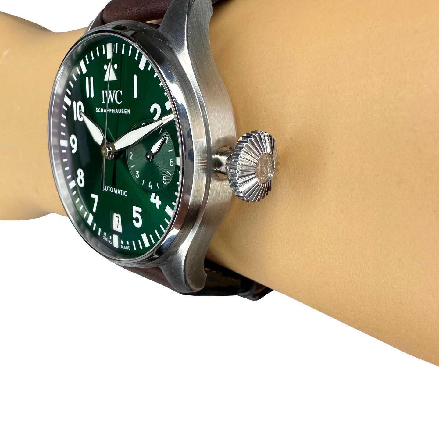 IWC Big Pilot IW501015 (2024) - Green dial 46 mm Steel case (3/8)