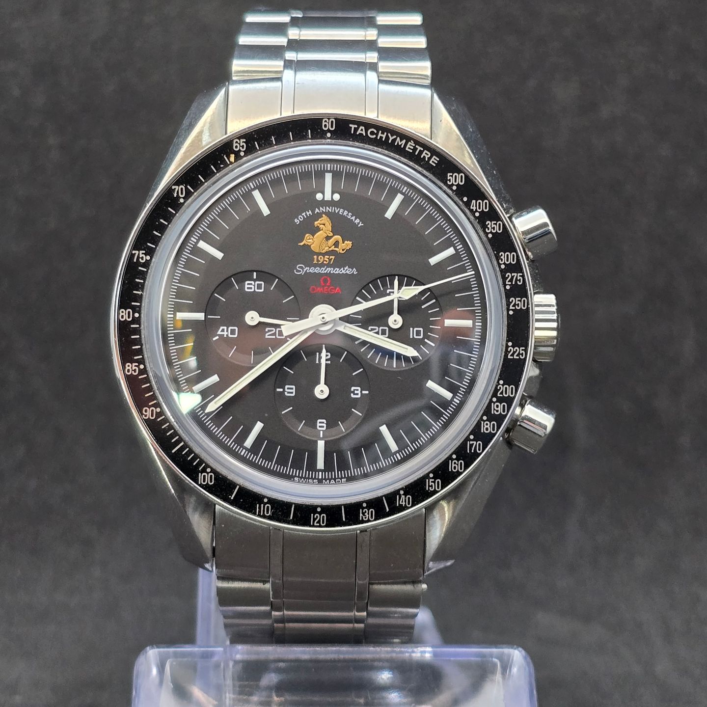 Omega Speedmaster Professional Moonwatch 311.30.42.30.01.001 (2007) - Zwart wijzerplaat 42mm Staal (1/8)