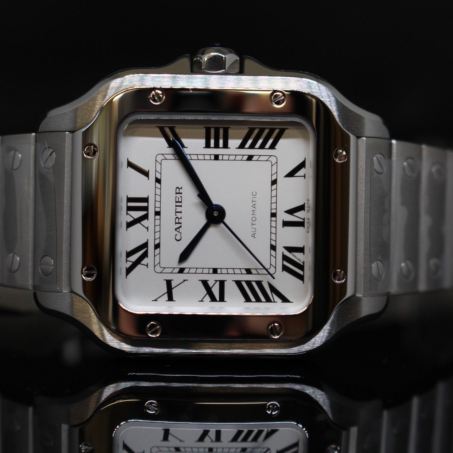 Cartier Santos WSSA0029 (2025) - Silver dial 35 mm Steel case (1/5)