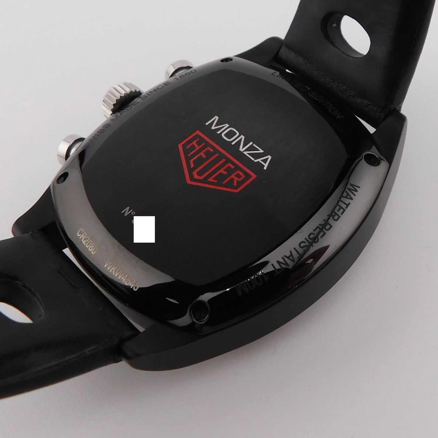 TAG Heuer Monza CR2080.FC6375 (2016) - Black dial 42 mm Titanium case (5/7)