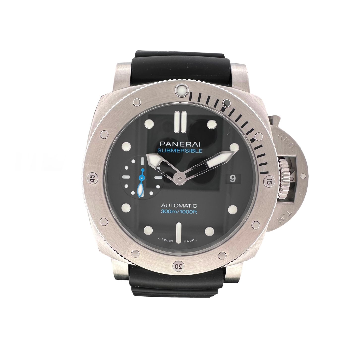 Panerai Luminor Submersible PAM02973 (2024) - Black dial 42 mm Steel case (2/7)